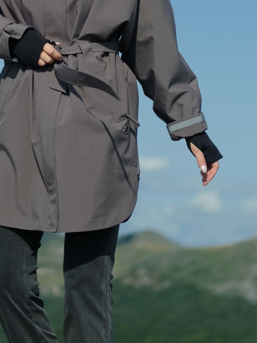 Lule The Wide Jacket Coffee