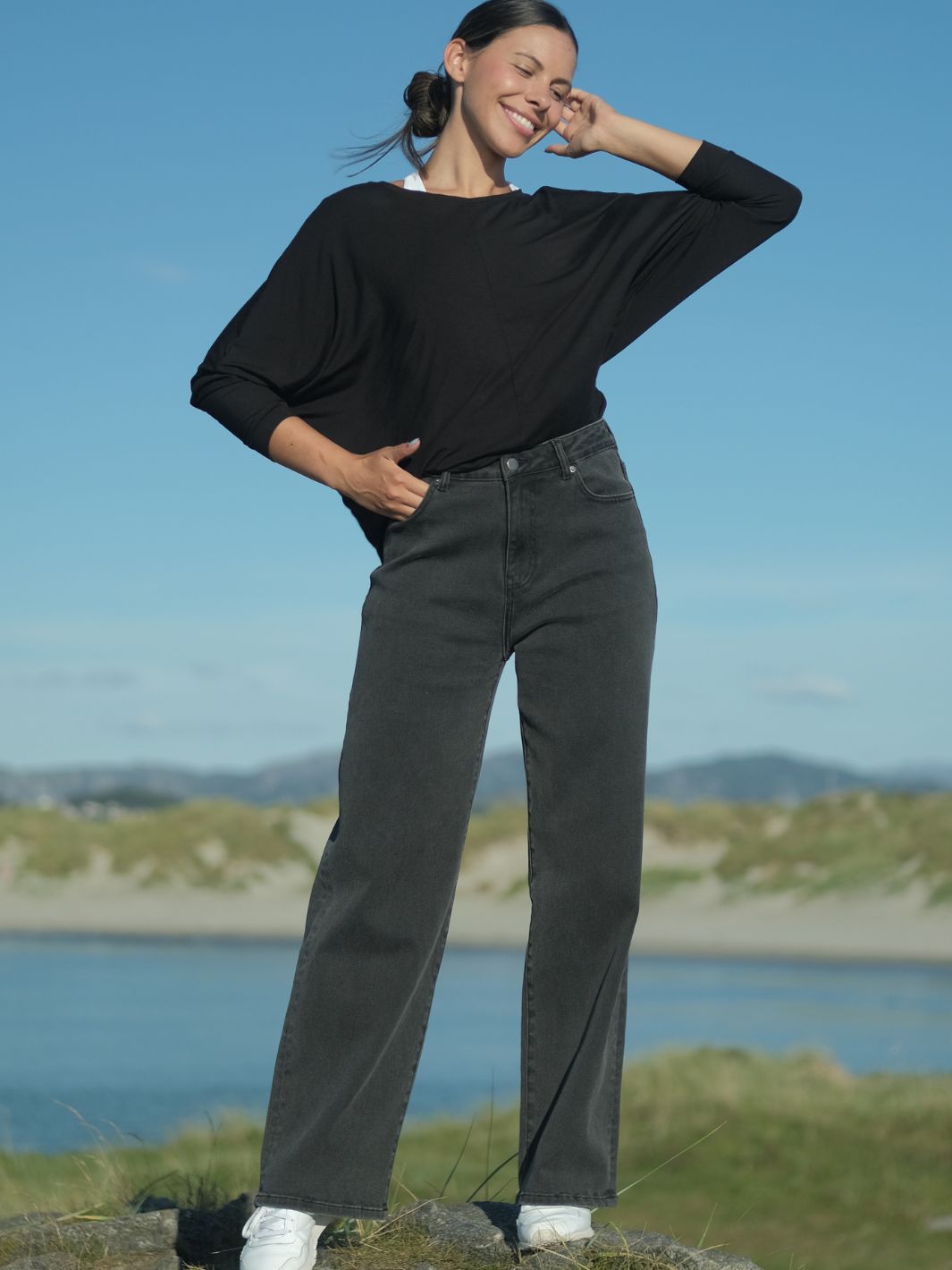 Lule Raw Denim Wide Leg