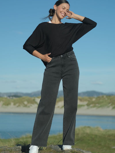 Lule Raw Denim Wide Leg