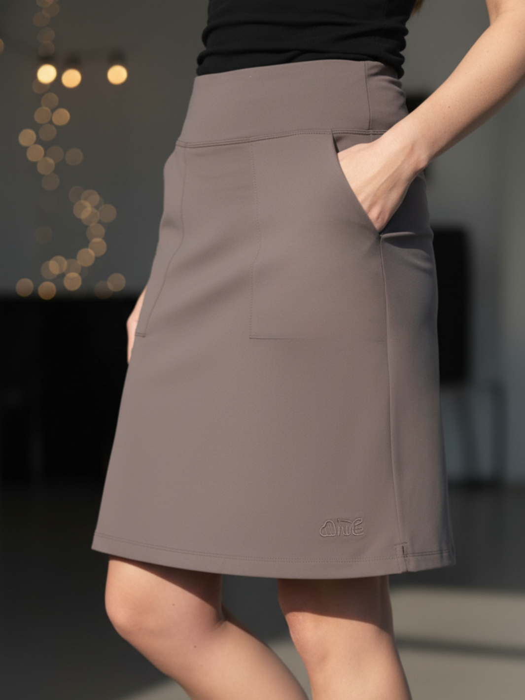 All Day skirt Coffee