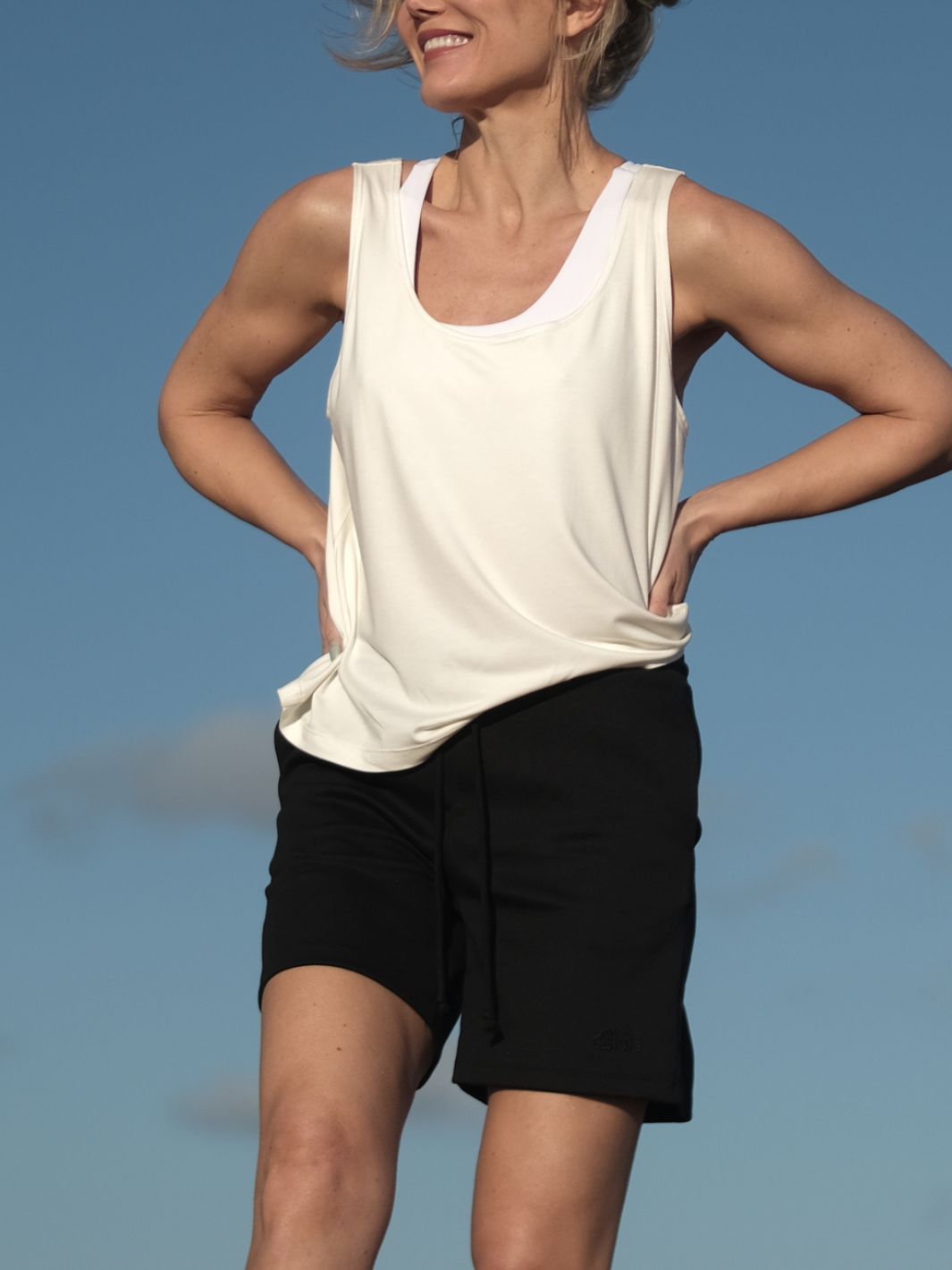 Loos'n Up Tank top Off White