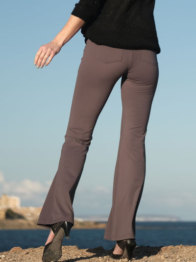 Lule Flare pocket pant Warm Stone Heart of Lule EU Lule Flare pocket pant Warm Stone Heart of Lule EU