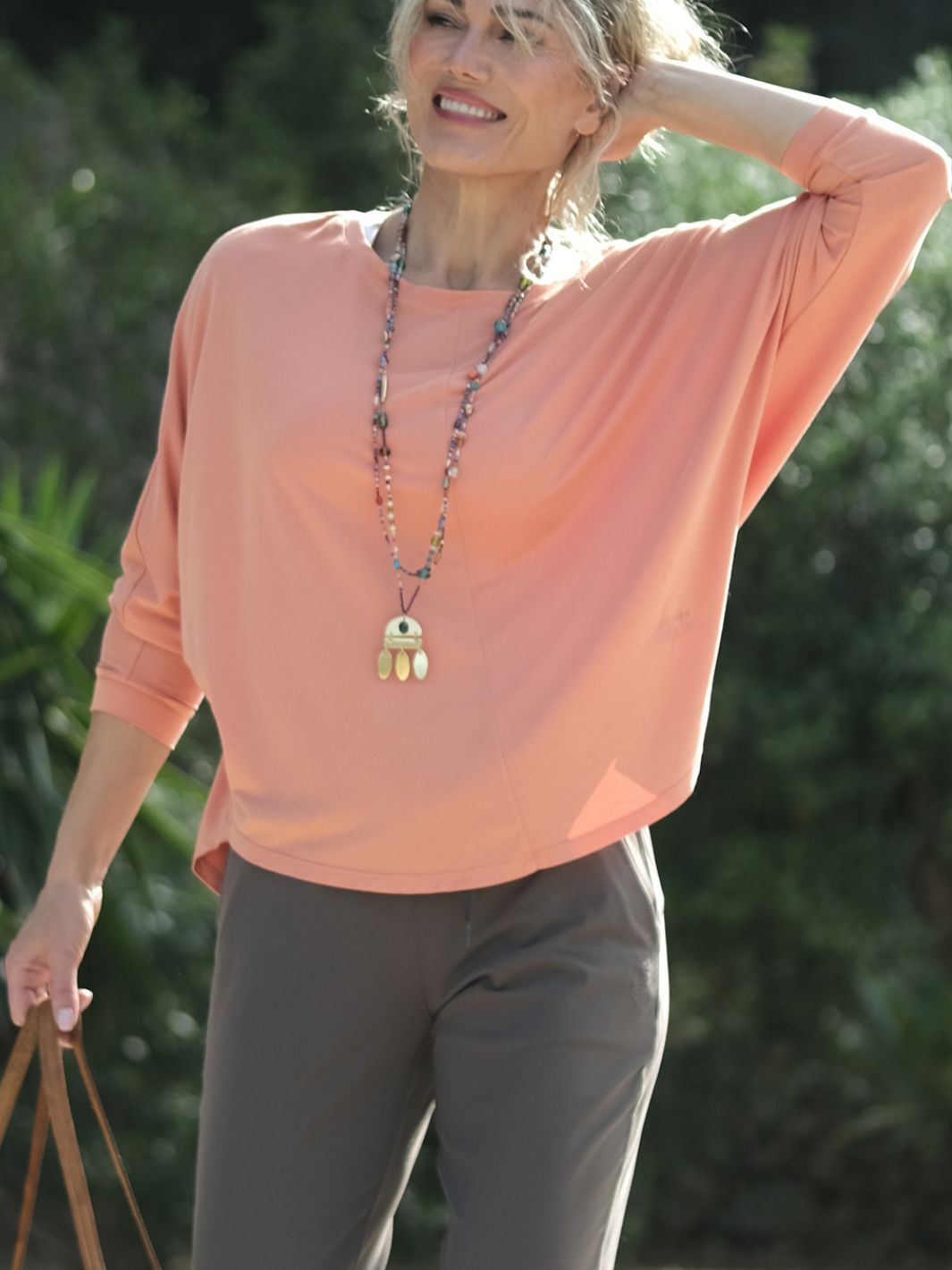Loos'n Up sweater Peach