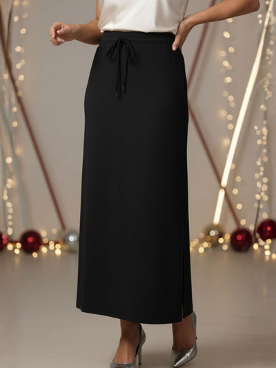Easy MAXI skirt Black