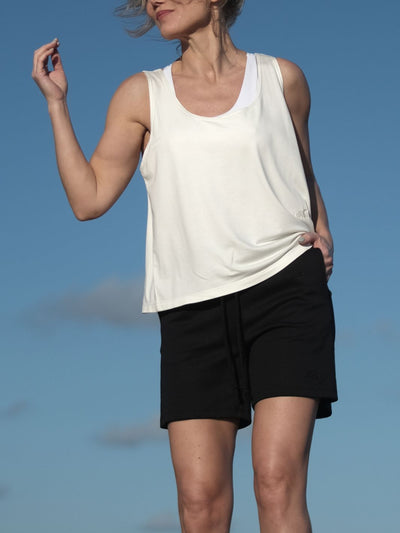 Loos'n Up Tank top Off White