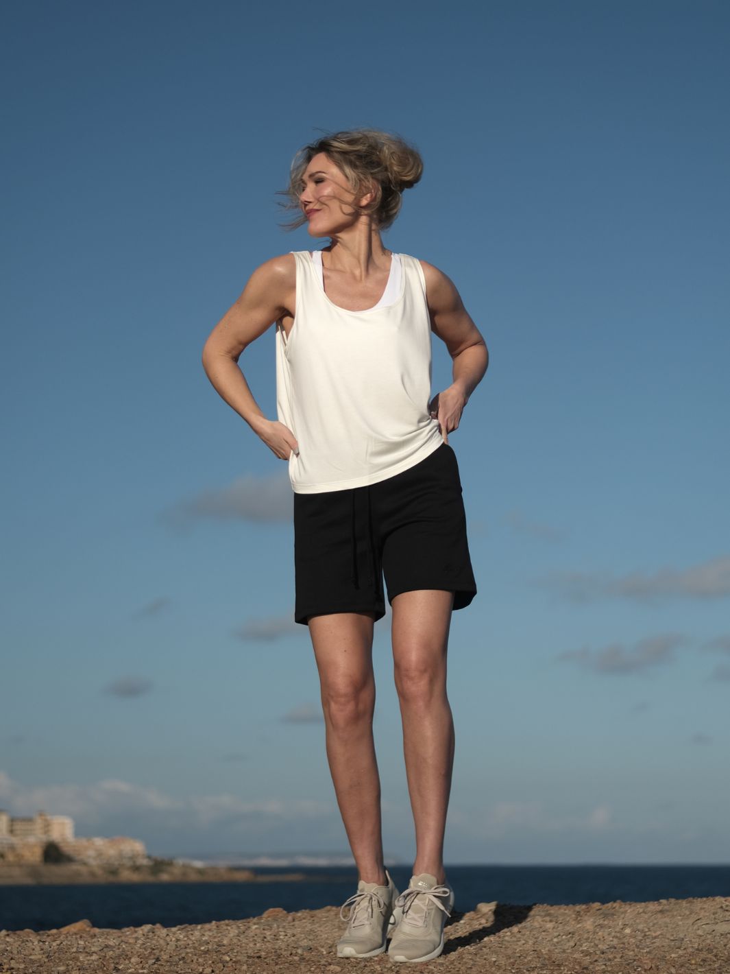 Loos'n Up Tank top Off White