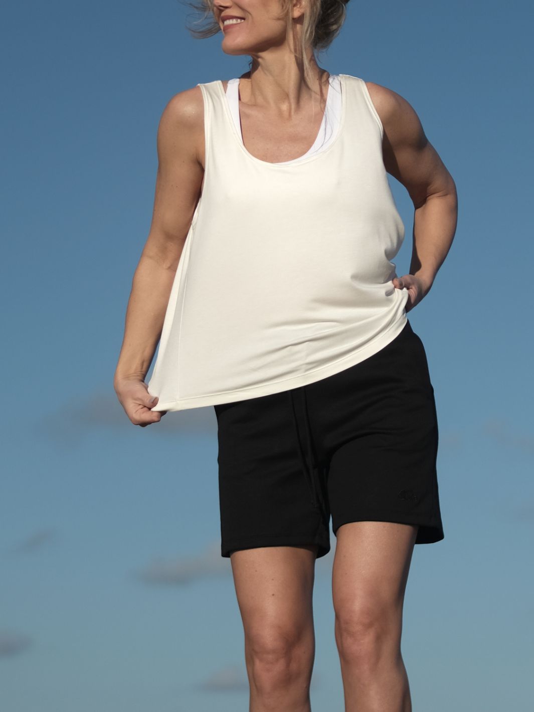 Loos'n Up Tank top Off White