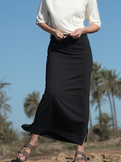 Easy MAXI skirt Black