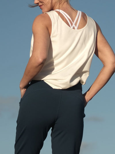 Loos'n Up Tank top Off White