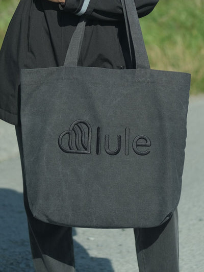 Lule Canvas Shopper Washed Black
