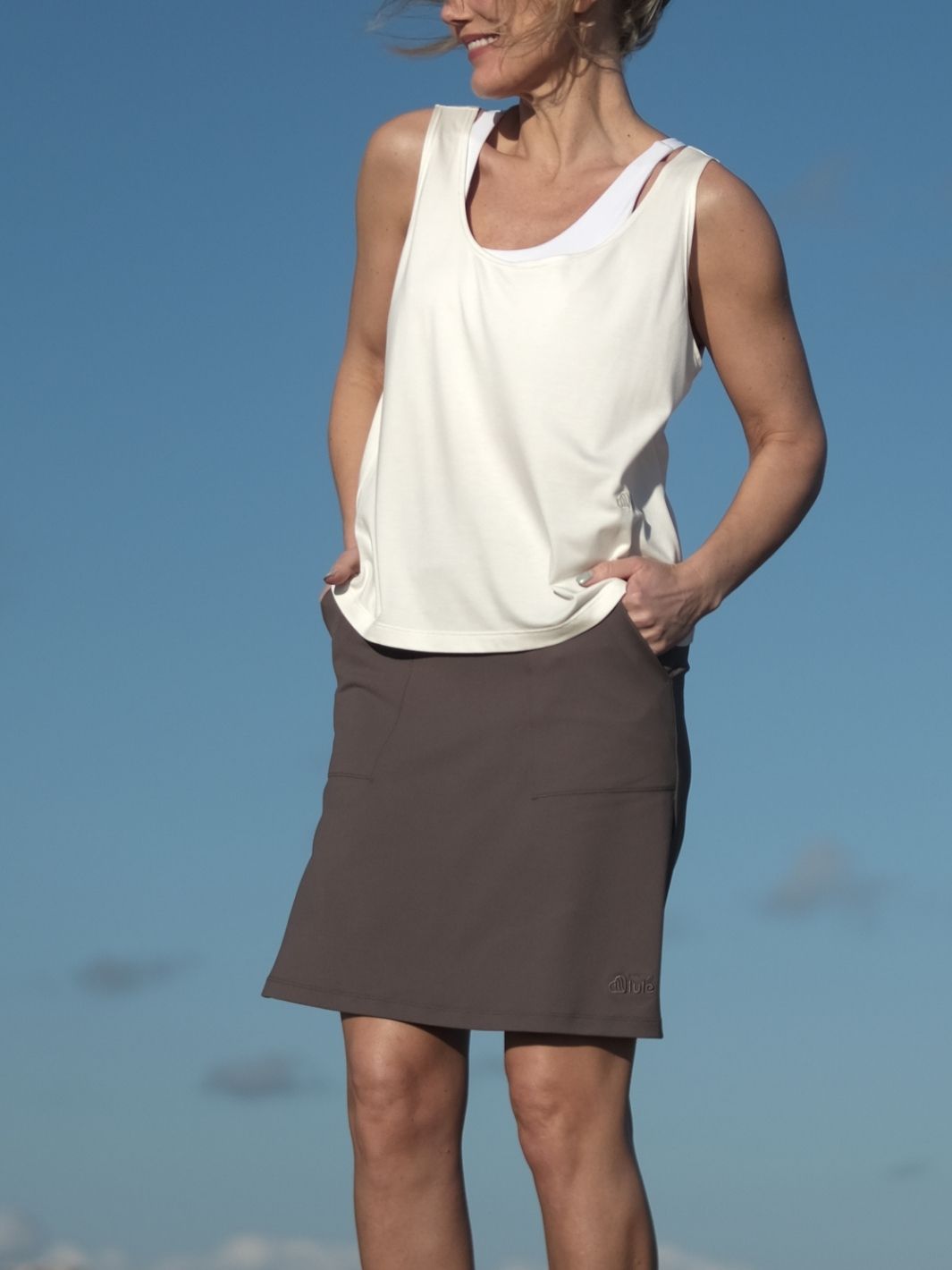 Loos'n Up Tank top Off White