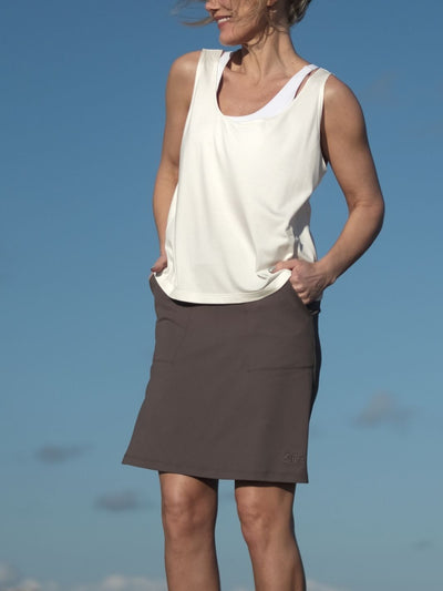 Loos'n Up Tank top Off White