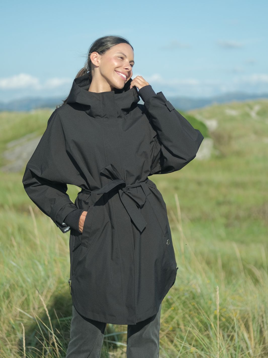 Lule The Wide Jacket Black – Heart of Lule EU