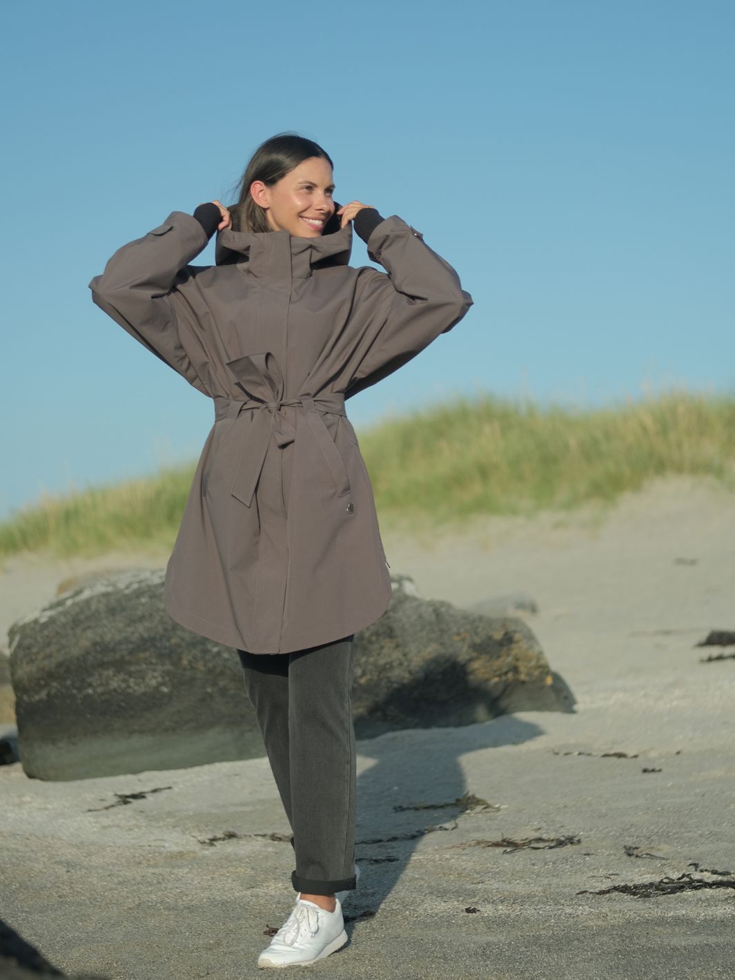 Lule The Wide Jacket Coffee – Heart of Lule EU