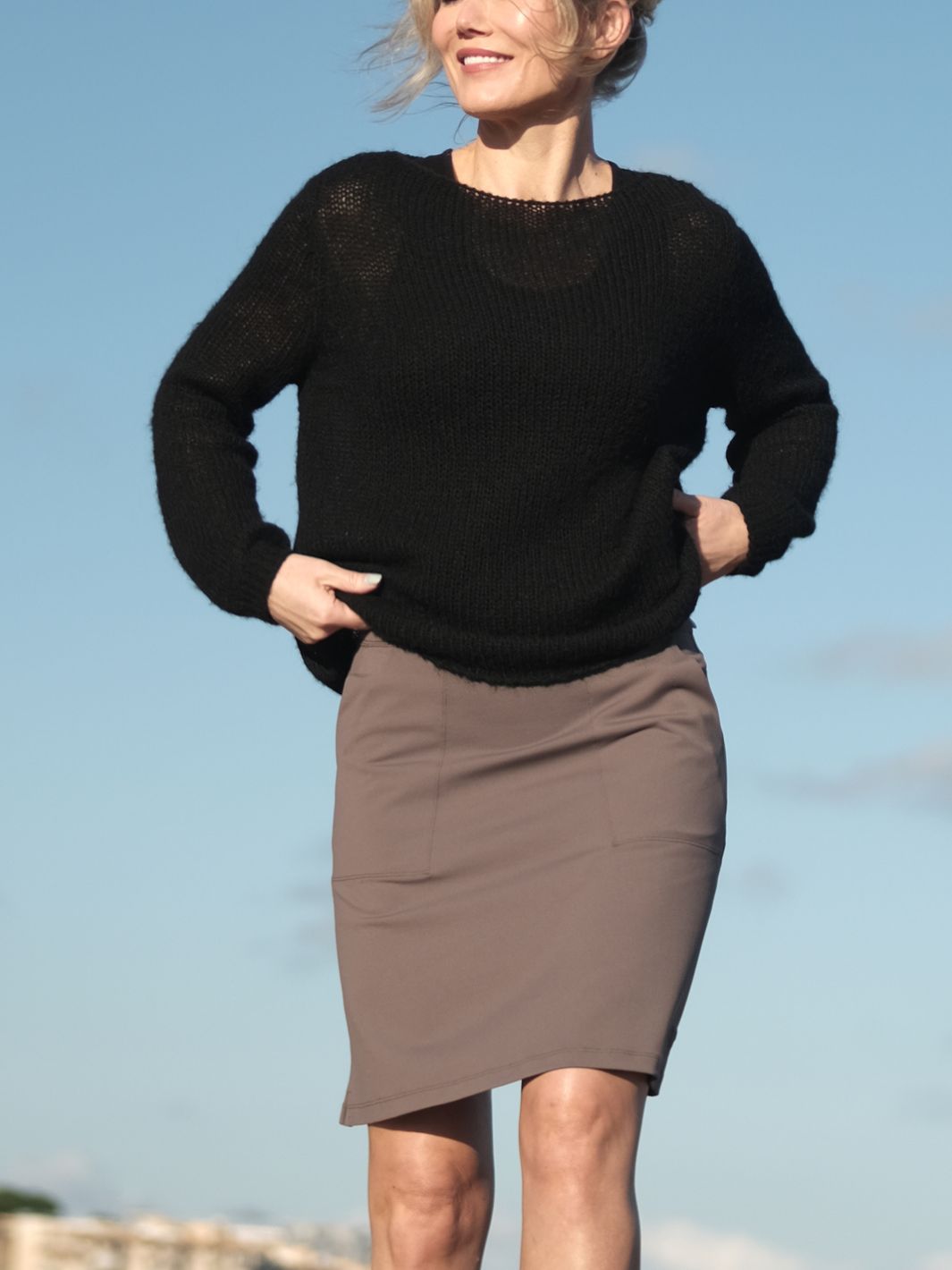 美品 CHIEKO+ luxe knit 02 wool & cashmere 244-06_01 Lang Yarns Cashmere Light / Mohair Luxe – Wool and
