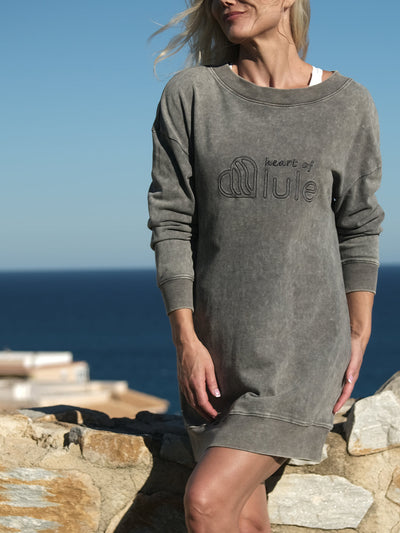 Lule Maxi Sweater grey